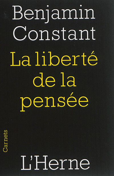 LIBERTÉ DE LA PENSÉE