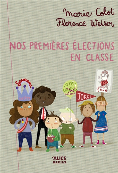 NOS PREMIERES ELECTIONS EN CLASSE