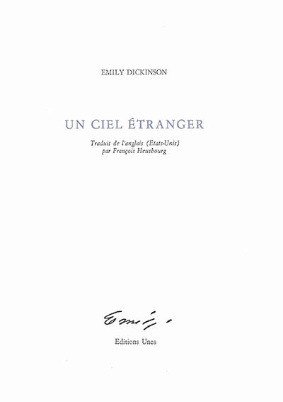 UN CIEL ETRANGER