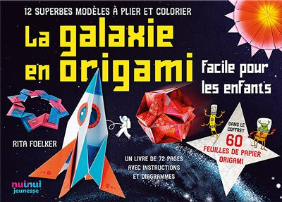 GALAXIE EN ORIGAMI   FACILE POUR LES ENFANTS