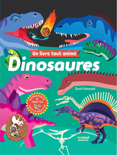 UN LIVRE TOUT ANIME  DINOSAURES