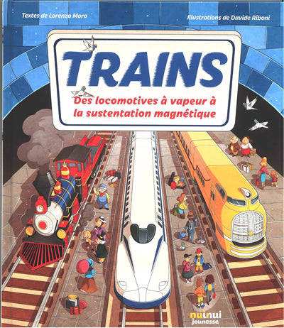 TRAINS  DES LOCOMOTIVES A VAPEUR A LA SUSTENTATION MAGNETIQUE