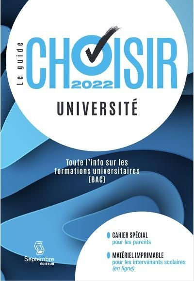 GUIDE CHOISIR UNIVERSITE 2022