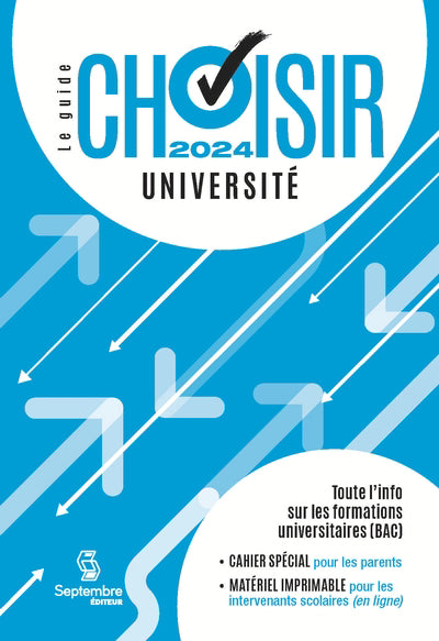 GUIDE CHOISIR UNIVERSITE 2024