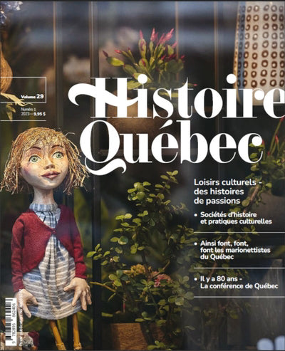 HISTOIRE QUEBEC, V. 29, NO 01