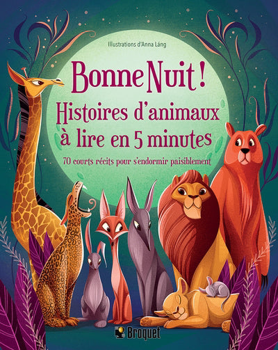 BONNE NUIT!  HISTOIRES D'ANIMAUX A LIRE EN 5 MINUTES