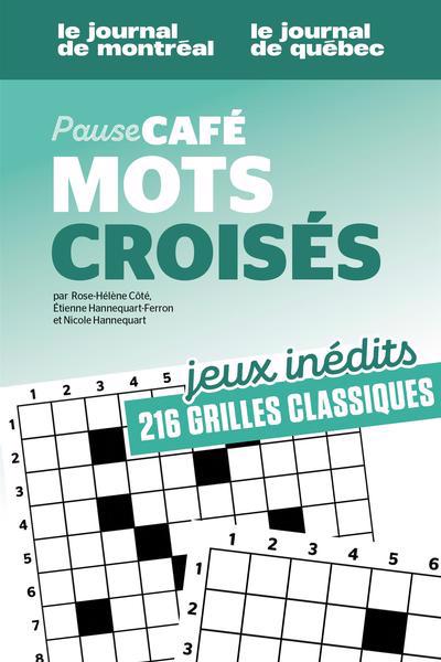 PAUSE CAFE -MOTS CROISES