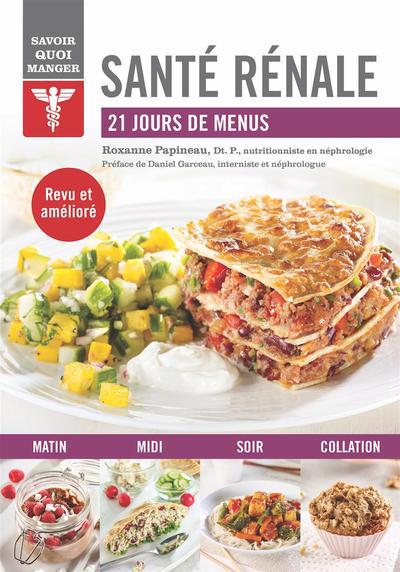 SANTE RENALE -21 JOURS DE MENUS -NC