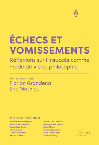 ECHECS ET VOMISSEMENTS