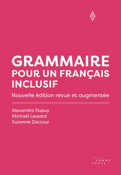 GRAMMAIRE POUR UN FRANCAIS INCLUSIF   NE