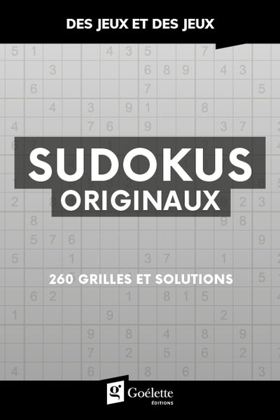 SUDOKUS ORIGINAUX