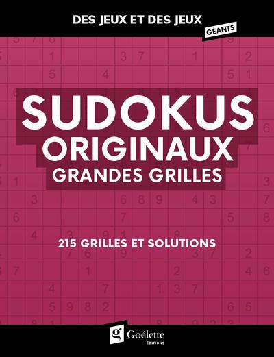 SUDOKUS ORIGINAUX (GRANDES GRILLES)