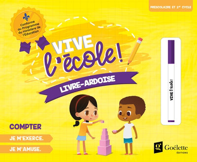 VIVE L'ECOLE - LIVRE-ARDOISE - COMPTER