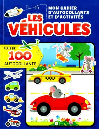 VEHICULES -CAHIER D'AUTOCOLLANTS ET D'ACTIVITES