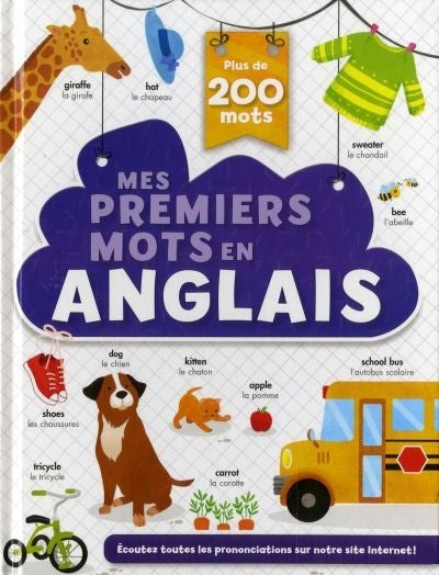 PREMIERS MOTS EN ANGLAIS