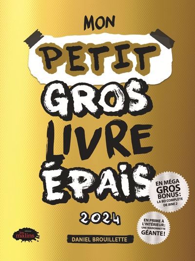 MON PETIT GROS LIVRE EPAIS 2024