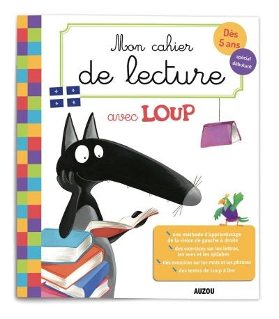 MON CAHIER DE LECTURE AVEC LOUP DES 5 ANS