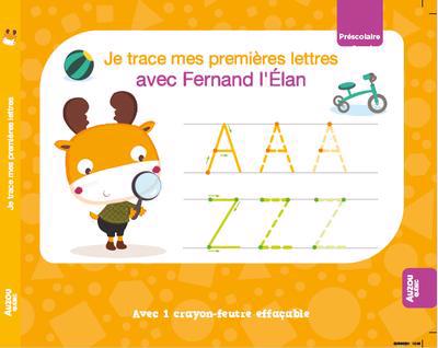 JE TRACE MES PREMIERES LETTRES AVEC FERNAND L'ELAN