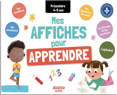 MES AFFICHES POUR APPRENDRE : PRESCOLAIRE 4-5 ANS (GRANDE POCHETT