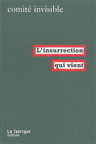 Insurrection qui vient (L')