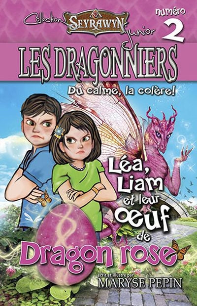 DRAGONNIERS 2 LEA, LIAM ET LEUR OEUF DE DRAGON ROSE (BOUTIQUE)