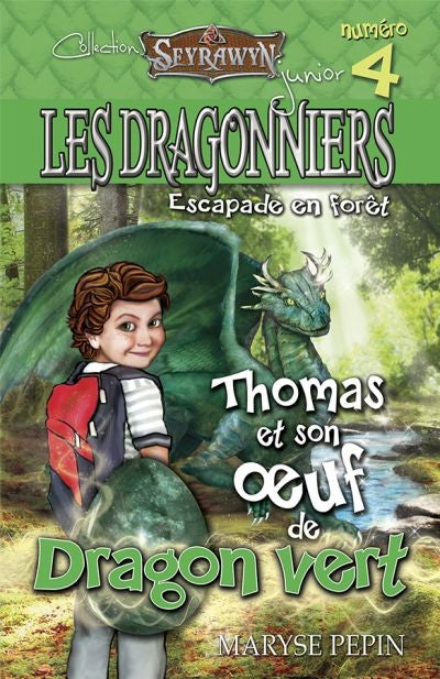 DRAGONNIERS 4 THOMAS ET SON OEUF DE DRAGON VERT