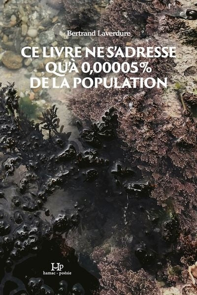 CE LIVRE S'ADRESSE QU'A 0,00005 % DE LA POPULATION