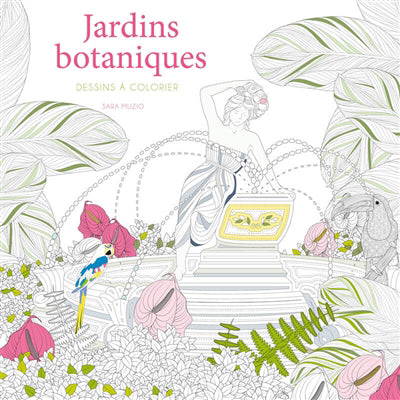 JARDINS BOTANIQUES - DESSINS A COLORIER