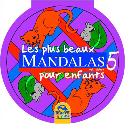 PLUS BEAUX MANDALAS POUR ENFANTS-VIOLET