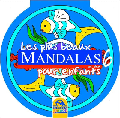 PLUS BEAUX MANDALAS POUR ENFANTS - BLEU