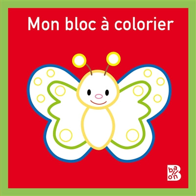 BLOC A COLORIER PAPILLON