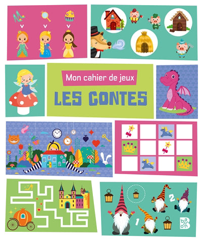 CAHIER DE JEUX -LES CONTES