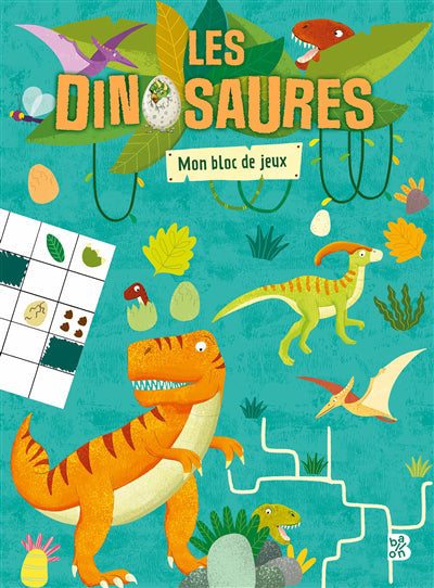 DINOSAURES -BLOC DE JEUX