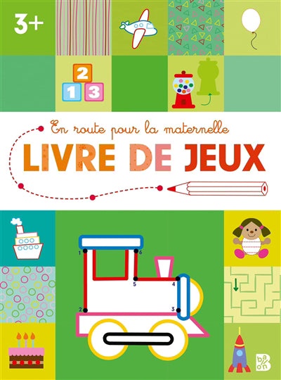 LIVRE DE JEUX 3+ -EN ROUTE..MATERNELLE
