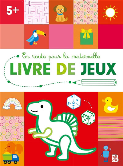 LIVRE DE JEUX 5+ -EN ROUTE..MATERNELLE