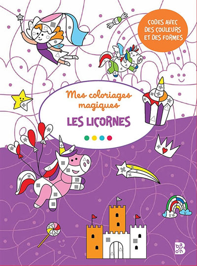 COLORIAGES MAGIQUES -LES LICORNES