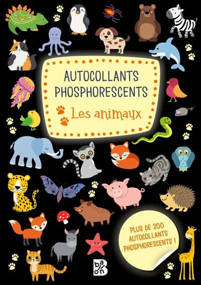 ANIMAUX -AUTOCOLLANTS PHOSPHORESCENTS