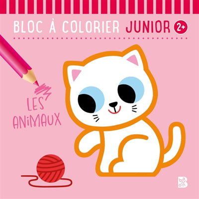 ANIMAUX -BLOC A COLORIER JUNIOR 2+
