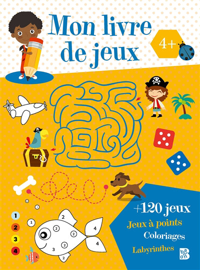 LIVRE DE JEUX 4+  (ORANGE)