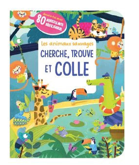 CHERCHE, TROUVE ET COLLE  LES ANIMAUX SAUVAGES