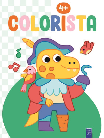DINOSAURES 4+ LES  COLORISTA