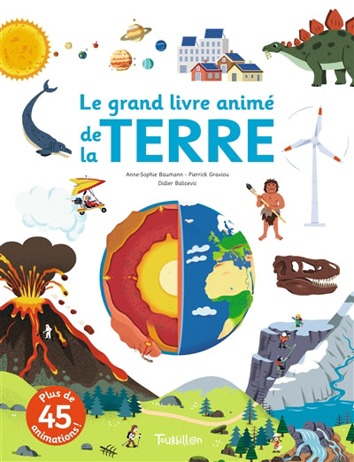 Grand livre anime de la terre