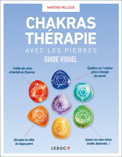 CHAKRAS THERAPIE AVEC LES PIERRES  GUIDE VISUEL