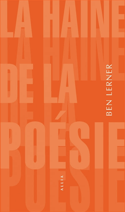 Haine de la poésie