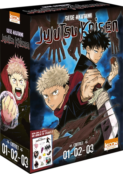 JUJUTSU KAISEN (COFFRET 3 VOLUMES T.01 A T.03)