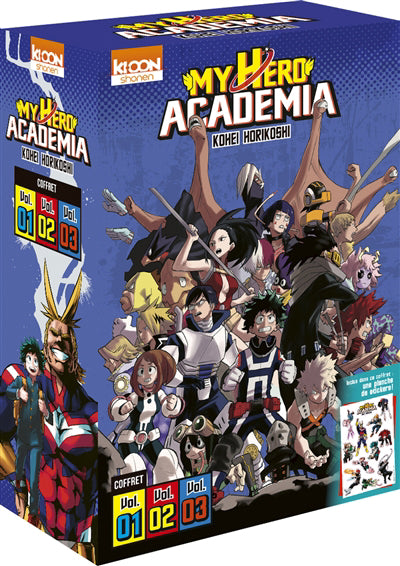 MY HERO ACADEMIA (COFFRET 3 VOLUMES T.01 A T.03)