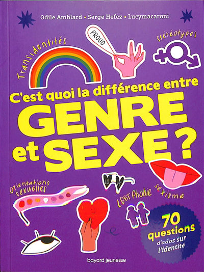 C'EST QUOI LA DIFFERENCE..GENRE ET SEXE?