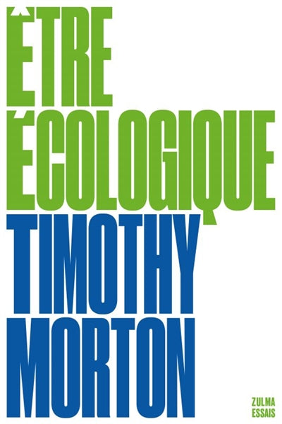 ETRE ECOLOGIQUE