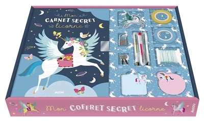 MON CARNET SECRET LICORNE (COFFRET)