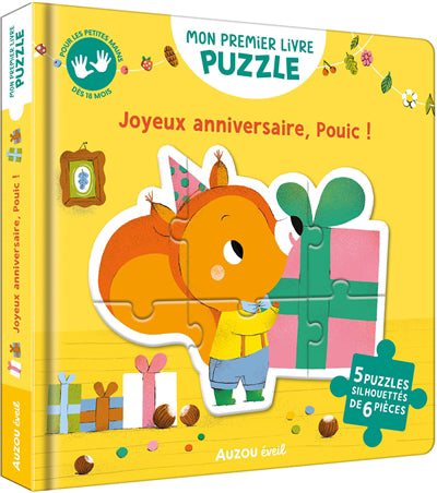 MON PREMIER LIVRE PUZZLE : JOYEUX ANNIVERSAIRE, POUIC